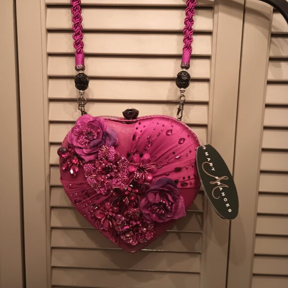 Mary Frances "Heart to Heart" Rare shoulder bag. - Picture 1 of 6